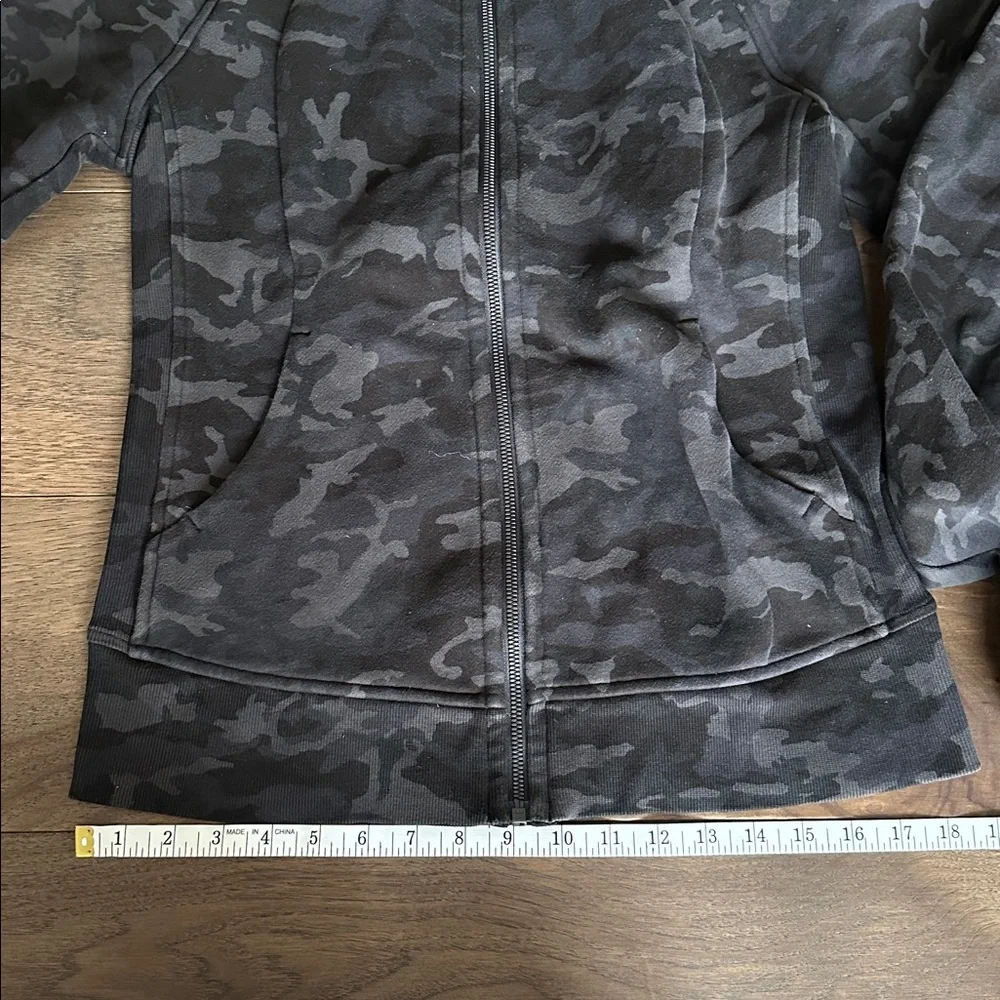 Lululemon Scuba Full-Zip Hoodie, Incognito Camo Multi Gray - Picture 5 of 7